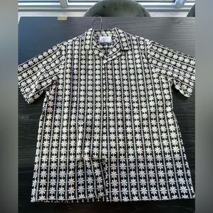 Portuguese Flannel (Master Craftsman Edition) Large embroidered / crochet shirt